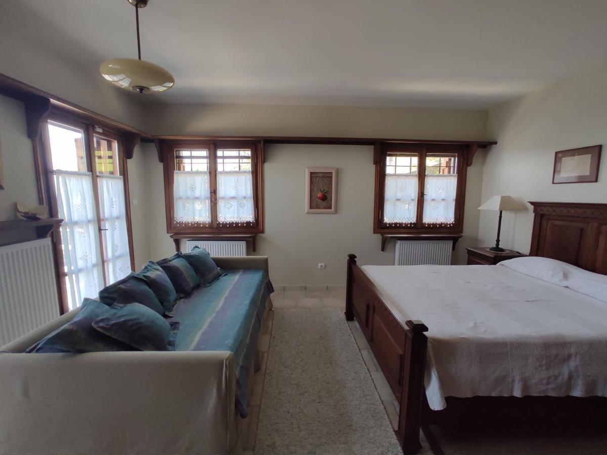 Villa Cozy Blue Stone House With A Great Sea View. Tsagkarada Exterior foto