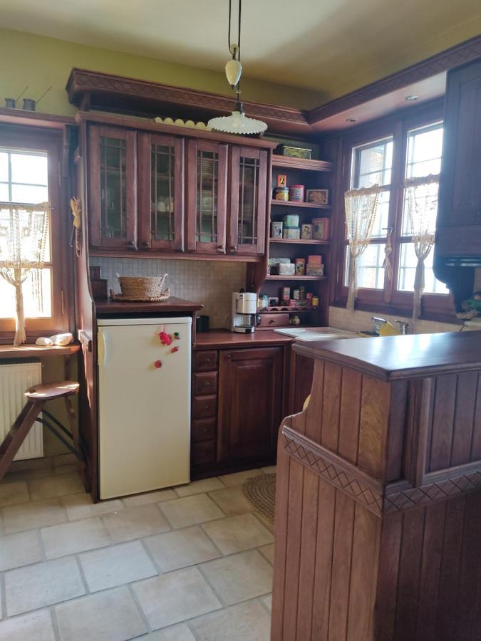 Villa Cozy Blue Stone House With A Great Sea View. Tsagkarada Exterior foto